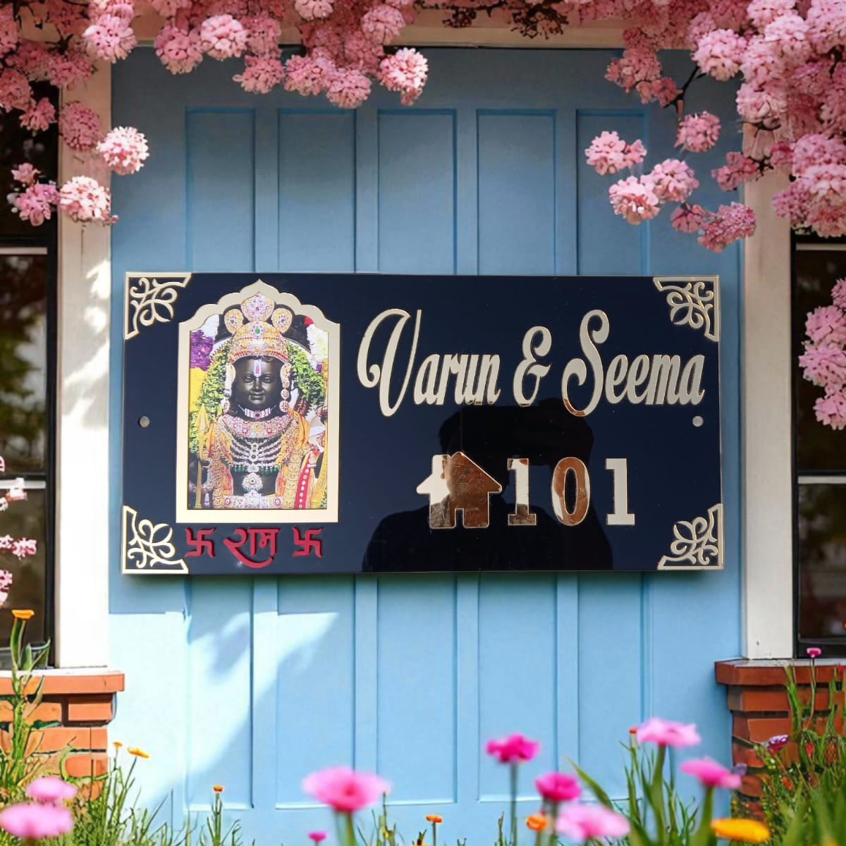 Divine waterproof House Nameplate