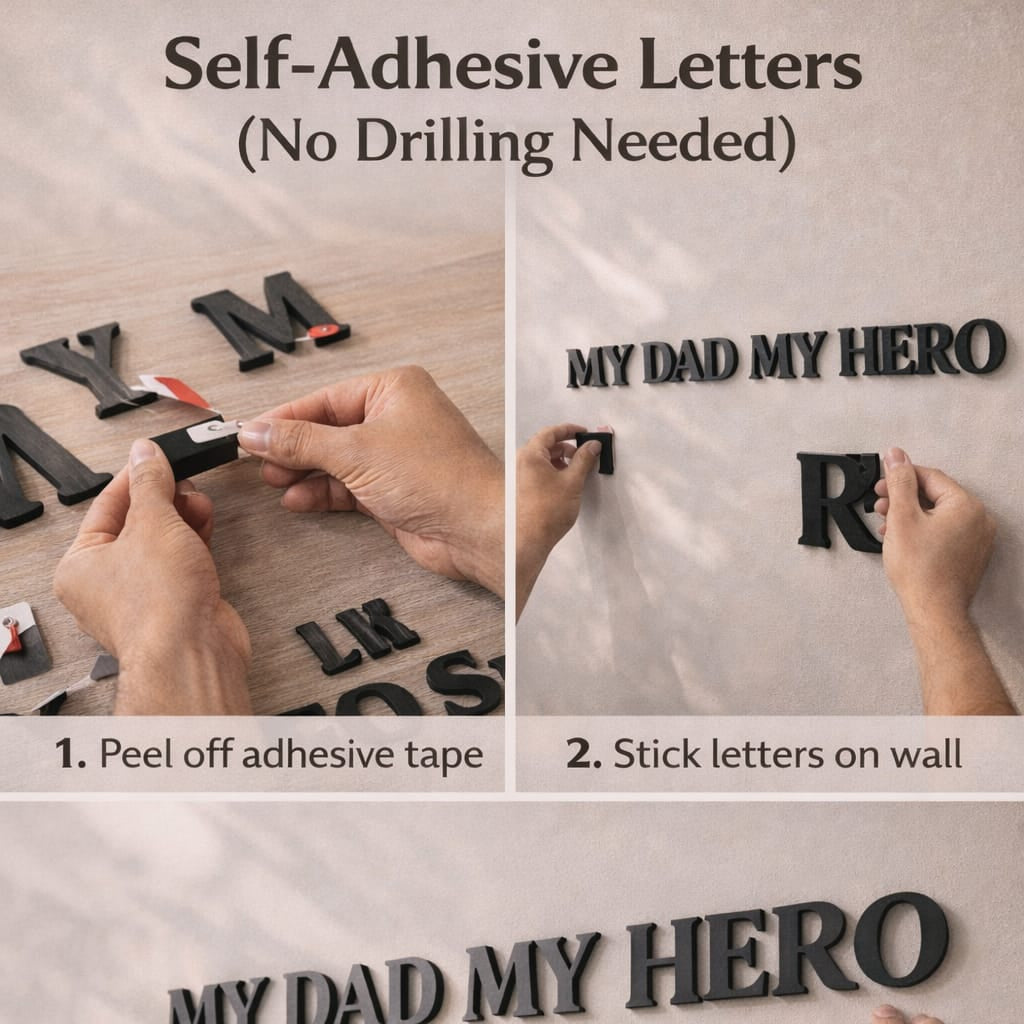 Custom Dad Son/Daughter Photo Frame Set